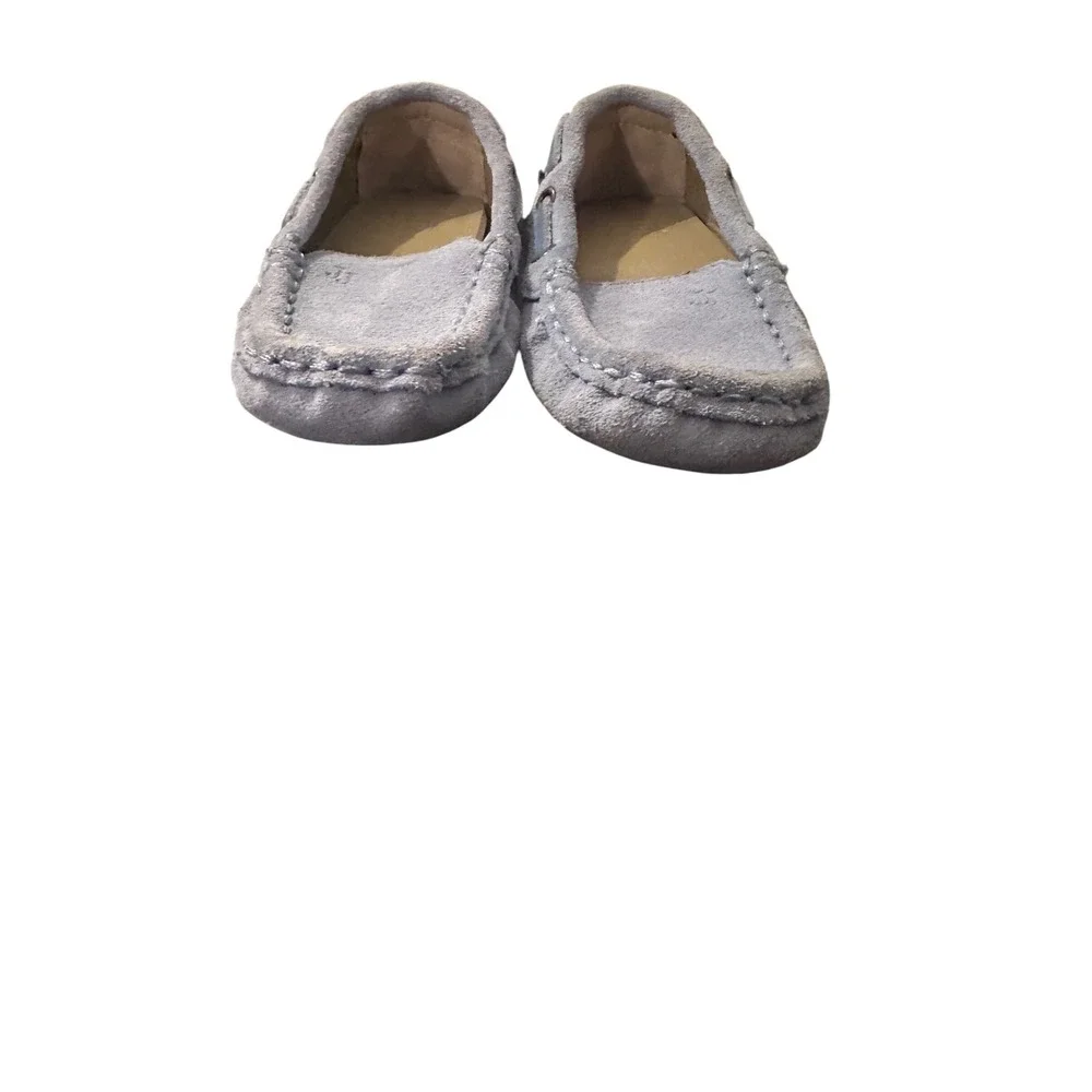 Jack and Jack Blue Suede Baby Moccasin Driving Shoes Infant Crib Shoes Size 3‎